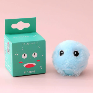 Interaktywna niebieska piłeczka dla kota